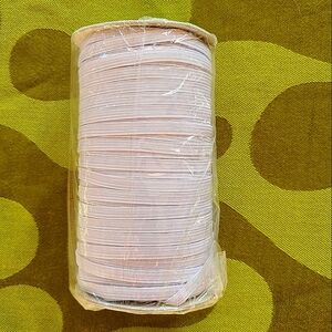 Elastic- 100 yards of 1/4 inch Wide White Elastic for sewing/crafts. NIP